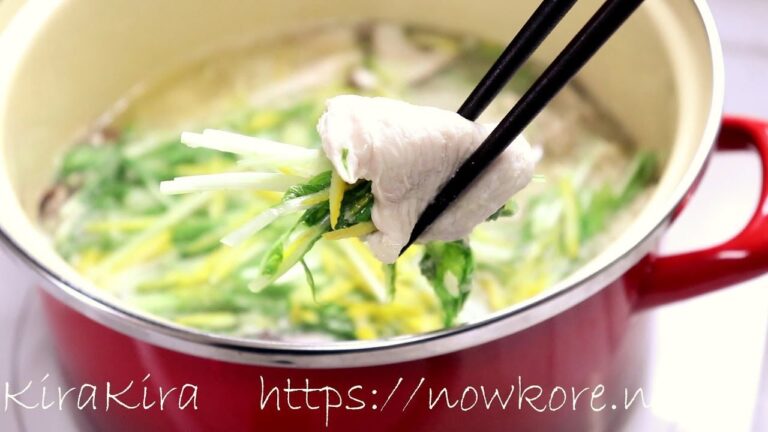 【絶品鍋レシピ】鶏ゆずしょうがみぞれ鍋の作り方。男子ごはん心平さんのレシピ