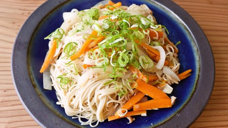 秘密のそうめんチャンプルー【人気料理研究家が教えるレシピ】【イケメシ】講師：道乃（料理教室Lotta・料理研究家）