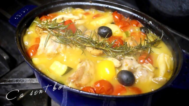 【ビストロのシェフが作るフランス料理】プーレ・オ・ビネーグル (鶏のビネガー煮込み)の作り方