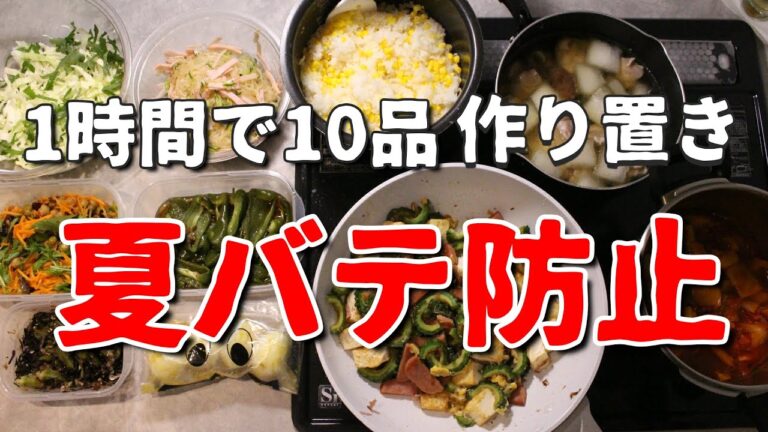 夏バテ対策レシピ！夏野菜の作り置きおかず10品