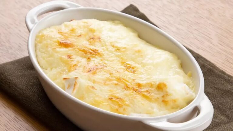 長いものふわとろはんぺんグラタン