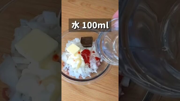 レンジで簡単！バターチーズキーマカレー