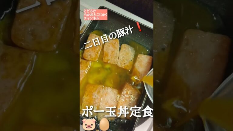 嗚呼ポー玉豚汁定食🤤