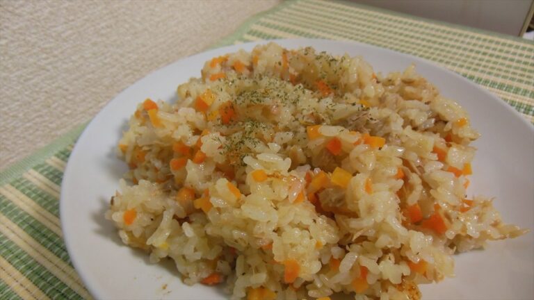 【簡単レシピ】シーチキンピラフの作り方【Tuna  pilaf】