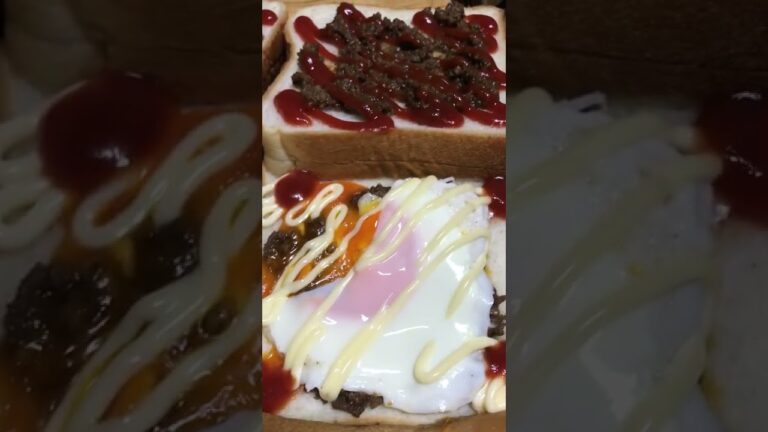みんな大好き　ひき肉トースト