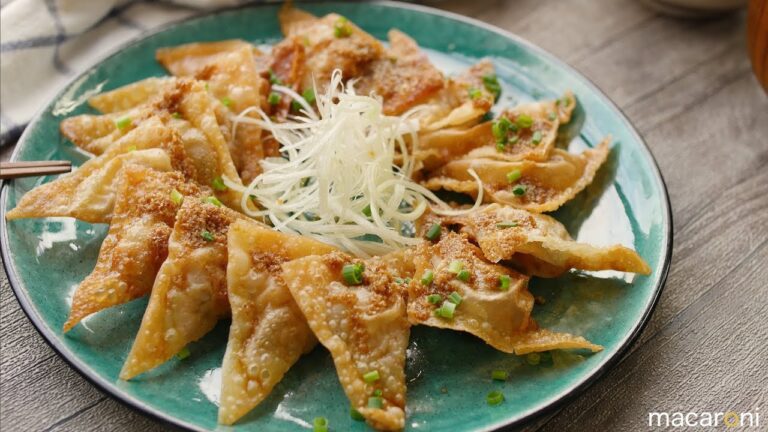 こねない！ 挟むだけ！ 鶏もも肉の ごまだれ 揚げワンタンの レシピ 作り方