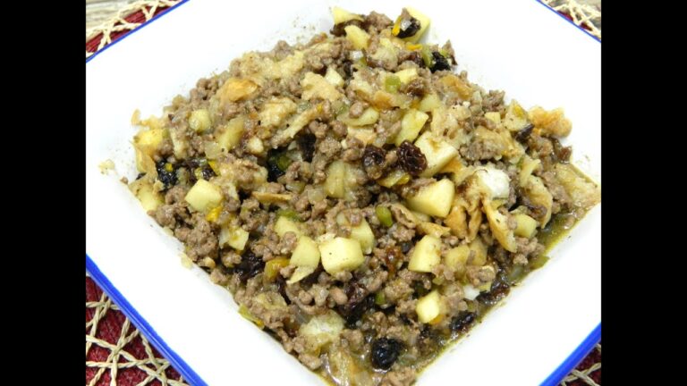 How to make Puerto Rican style Meat stuffing for Thanksgiving