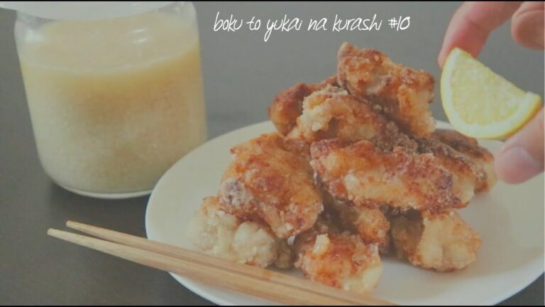 【愉快な暮らし#10】塩麹の作り方/塩麹からあげ【vlog】