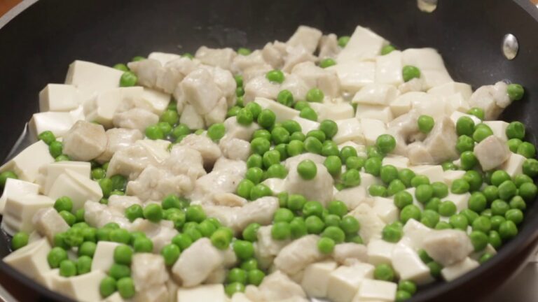 鶏胸肉と豆腐のうま煮