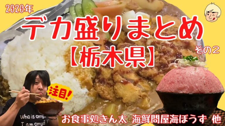 【まとめ】2020年に栃木県で食べたデカ盛り その2【栃木県日光市/宇都宮市/小山市/鹿沼市/那須塩原市/栃木市】