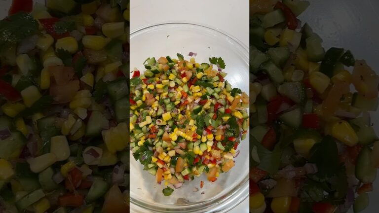 Homemade Corn Salsa|Maize Salad|Simply Corn Salad|Low-calorie|weight management|#food