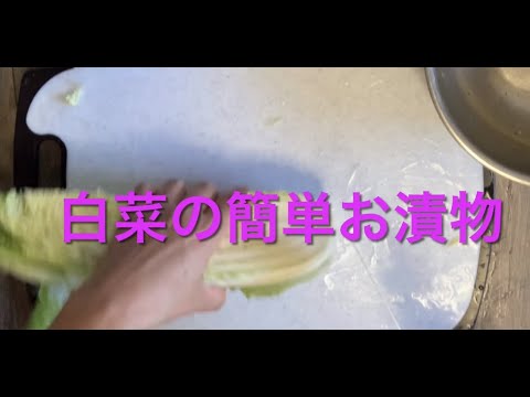 🤞白菜の簡単お漬物
