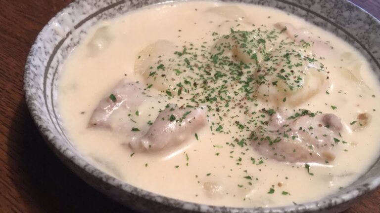 「チキンクリームシチュー」作り方
