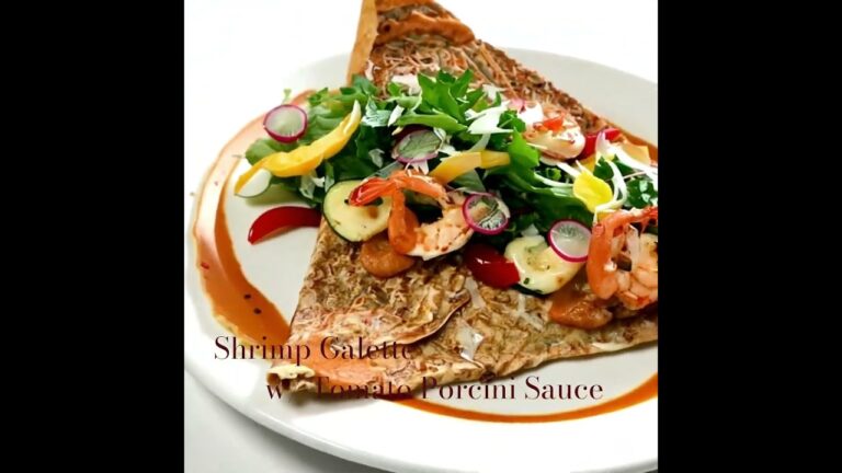 バターナッツかぼちゃのスープと海老とトマトポルチーニソースのガレット。9・10月の季節メニュー。グルテンフリーカフェ　GF Kitchen　 #shorts