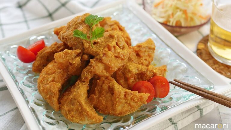 こってりマイルド！ ビールがススむ タンドリーチキン風 揚げ餃子の レシピ 作り方