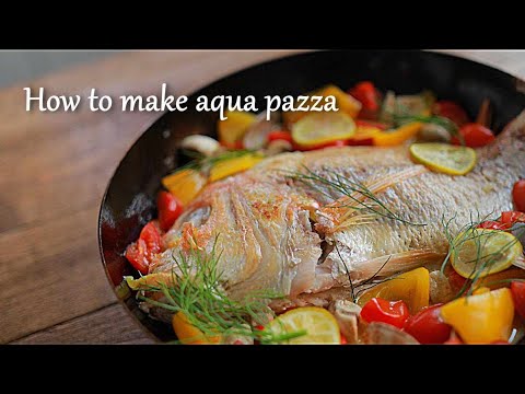 【レシピ】蓮子鯛のアクアパッツァの作り方｜How to make sea bream aqua pazza