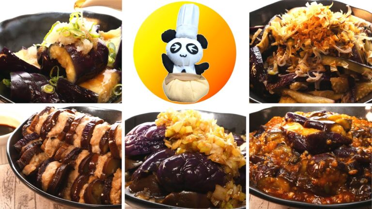 【電子レンジで簡単！時短！】ナスレシピ5品！なす！ナス！茄子！｜パンダワンタン（総集編）