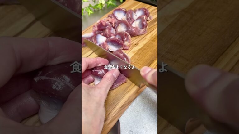 砂肝ネギ塩レモン