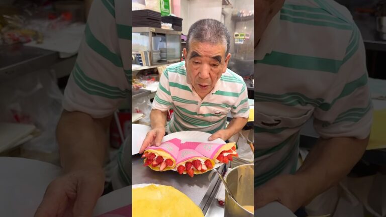 75歳のベテランマスターが焼くクレープ！