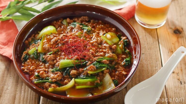 チンゲン菜を使い切り！麻婆チンゲン菜の作り方