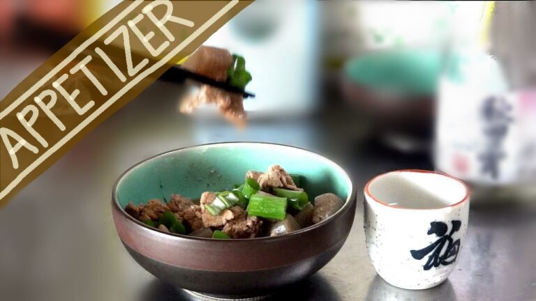 宅飲み派　牛肉とこんにゃくの味噌煮込みの作り方、レシピ 酒のあて