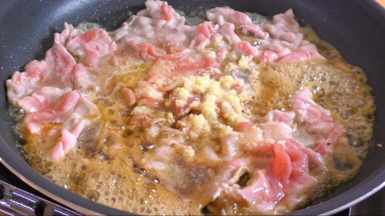 【生姜焼き】簡単にお店の味！プロが教える豚の生姜焼きの作り方
