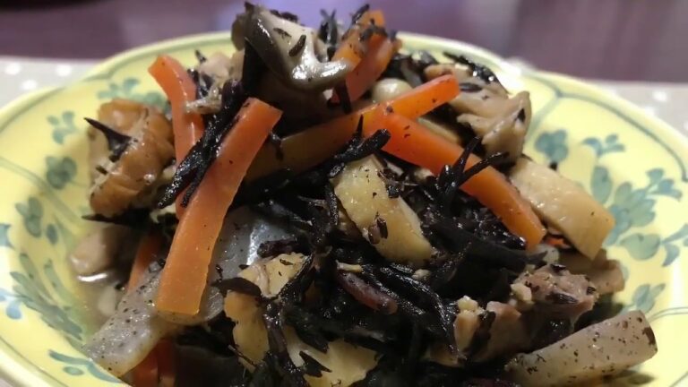 大評判の絶品、美味しいひじきの煮物を作る！ひじきの煮物の作り方！