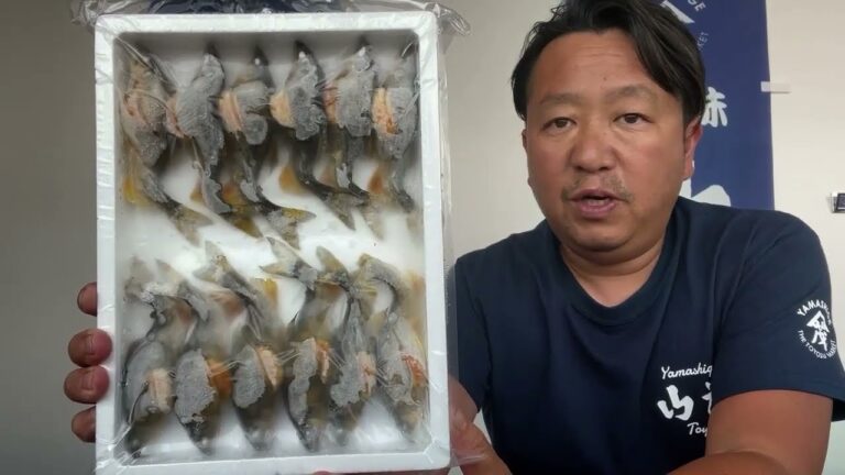 2024/8/6【豊洲市場】山茂／『子持鮎踊り塩焼き』