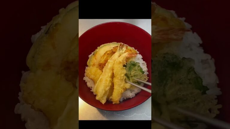 【白だし天丼】俺は天丼をこうする#Shorts