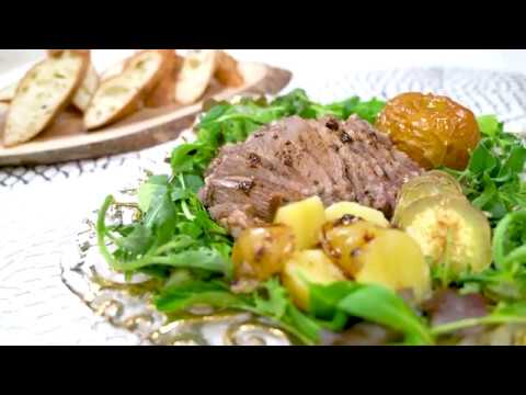 簡単無水鍋で作る"ポークロースト丸ごとフルーツ添え"kantanrecipebook
