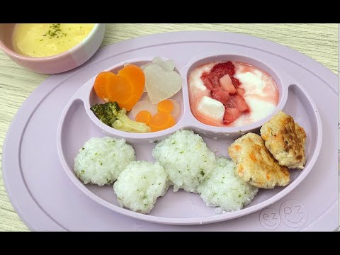 〜離乳食後期〜【豆腐ハンバーグプレート】