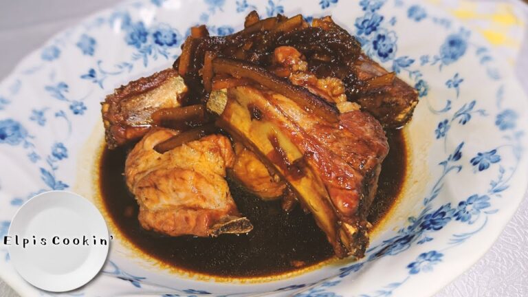 スペアリブのマーマレード煮 【料理】