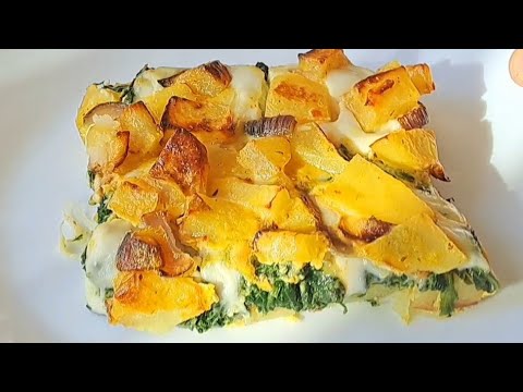 Frittata di Patate e Spinaci al Forno: Ricetta Vegetariana Facile e Gustosa