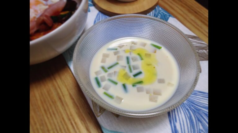 冷製 豆乳味噌スープ - 失敗しない簡単おいしいレシピ