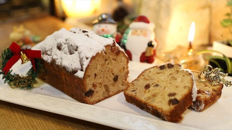 シュトーレン風パウンドケーキの作り方・レシピ【クリスマス】 Stollen Pound Cake Recipe｜Coris cooking