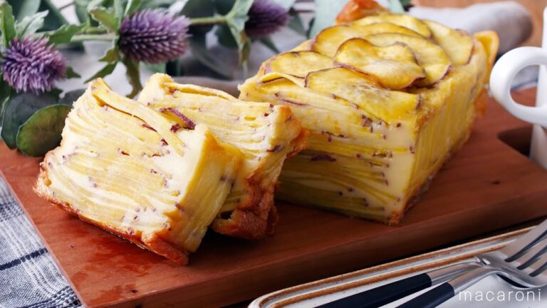 【さつまいものガトーインビジブル】さつまいも大量消費！さつまいもとカスタードのやさしい甘さ♪｜macaroni（マカロニ）