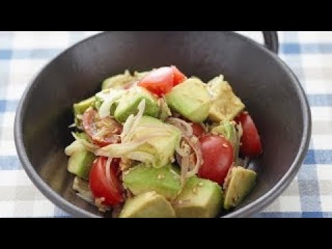 アボカドとみょうがのゆず胡椒和えのレシピ　|　料理サプリ