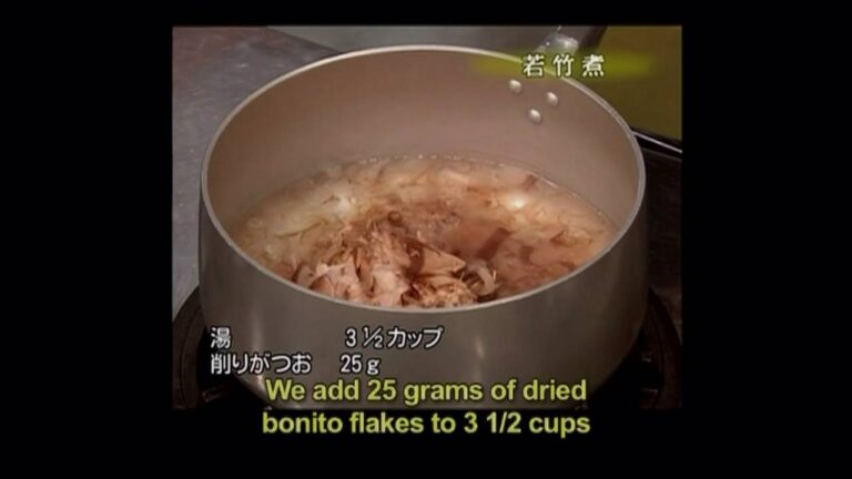 3-Minute Cooking: Simmered Fresh Bamboo Shoots (Takenoko)