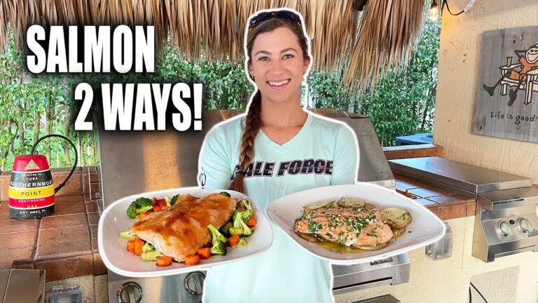 SALMON 2 WAYS! Grilled Teriyaki + Baked Garlic Butter Fish Recipes