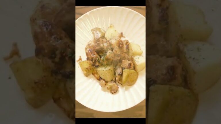 鶏ももとじゃがいものマスタード焼き#shorts