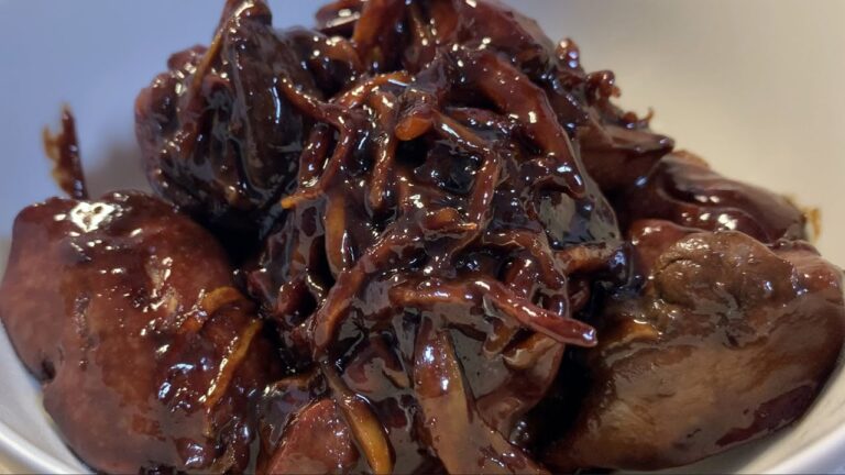 【鶏レバー】一般男性が鶏レバーの赤ワイン煮込みを作る