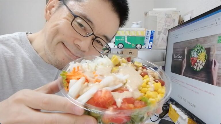 横顔 579 サラダボウル専門店ウィズグリーン恵比寿店の1日分のまるごとサラダMサイズをウーバーイーツでデリバリーして食べてみた