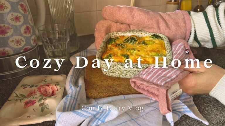 Cozy Day at Home | Simple Meals & Planting Spring Blooms 🌼