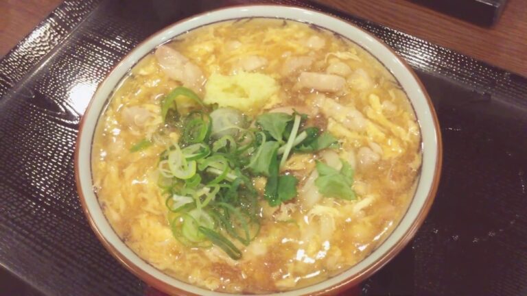 親子あんかけうどん　丸亀製麺