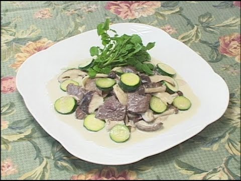 料理レシピ-【牛肉ときのこのクリーム煮】｜ナスラックKitchen