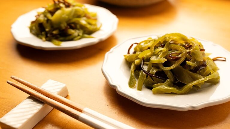 【10分おつまみ】和風な味付けでクセになる『ピーマン塩昆布あえ』