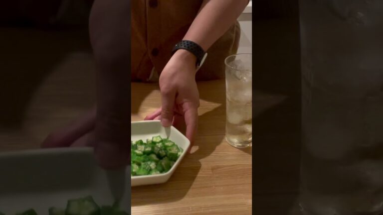 冷凍オクラならおつまみは一瞬。