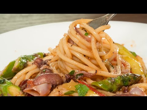 私たちからのお願いです。このパスタをぜひ作ってください。ホタルイカのスパゲッティ【 料理レシピ 】