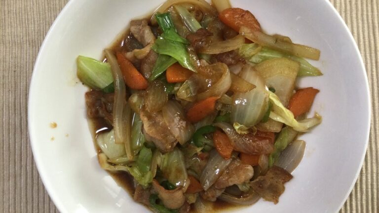 ほっともっと風肉野菜炒めの作り方教えます❤️手作りのオイスターソースベースが美味いね😋