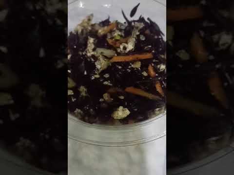 ひじきサラダ　日本　हिजिकी सलाद जापान　Hijiki salad Japan
